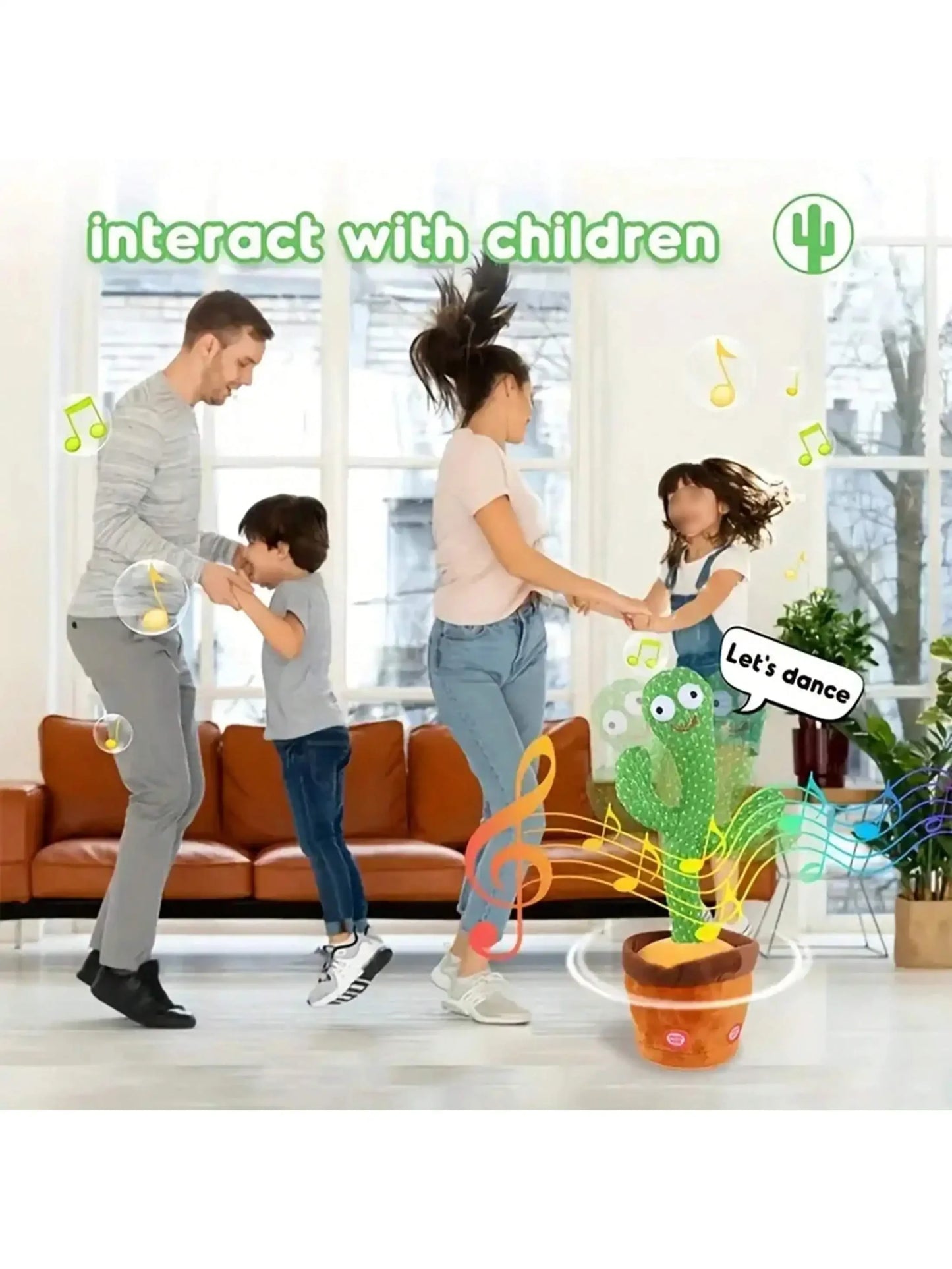 Dancing Talking Cactus Toy For Kids