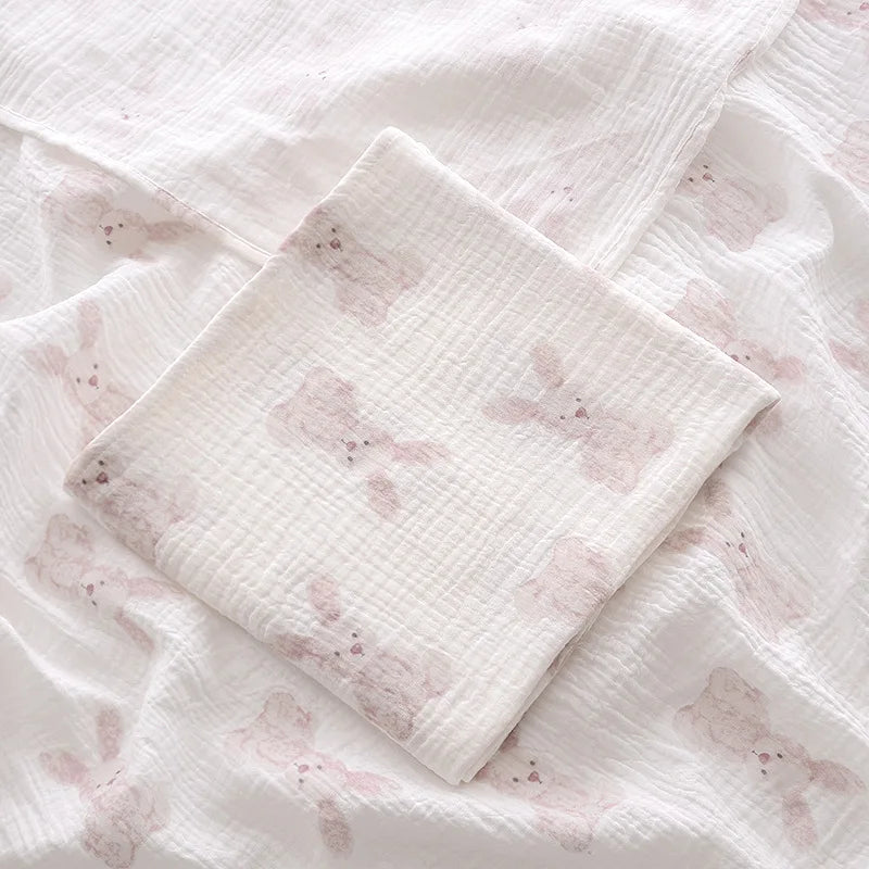 Cotton Muslin Baby Swaddle Blanket
