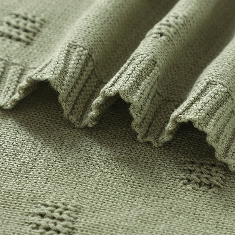 The Benefits of Choosing a Soft Baby Blanket with a Knitted Plaid Design for Your Little One