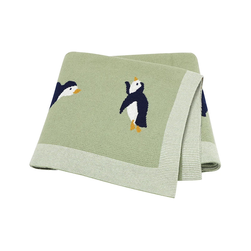 Baby Blankets Newborn Netural Stroller Nursery Swaddling Wrap Cradle Quilts Breathable Cotton Knitted Infant Boys Girls Cellular