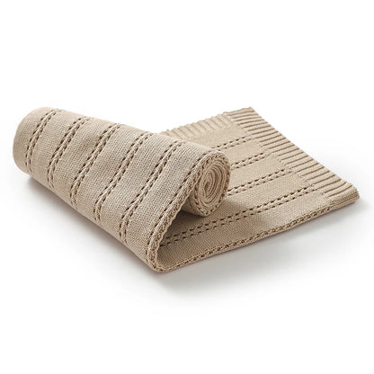 90*70Cm Cotton Baby Receiving Blankets for Newborn Girls & Boys Super Soft Dual-Use Crib Nap Stroller Bedding Cradle Quilt Solid