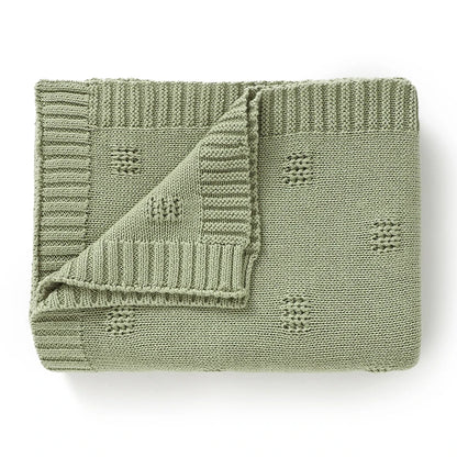 Baby Blankets Newborn Stroller Swaddling Warp Cradle Quilts 100*80Cm Super Soft Cotton Knit Infant Child Boy Girl Receiving Mats