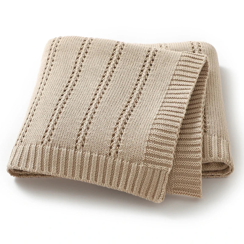 90*70Cm Cotton Baby Receiving Blankets for Newborn Girls & Boys Super Soft Dual-Use Crib Nap Stroller Bedding Cradle Quilt Solid
