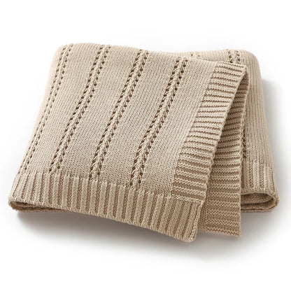 90*70Cm Cotton Baby Receiving Blankets for Newborn Girls & Boys Super Soft Dual-Use Crib Nap Stroller Bedding Cradle Quilt Solid
