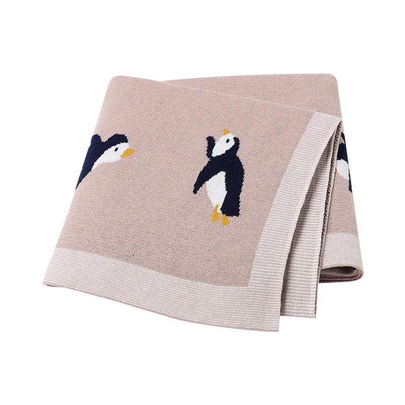 Baby Blankets Newborn Netural Stroller Nursery Swaddling Wrap Cradle Quilts Breathable Cotton Knitted Infant Boys Girls Cellular
