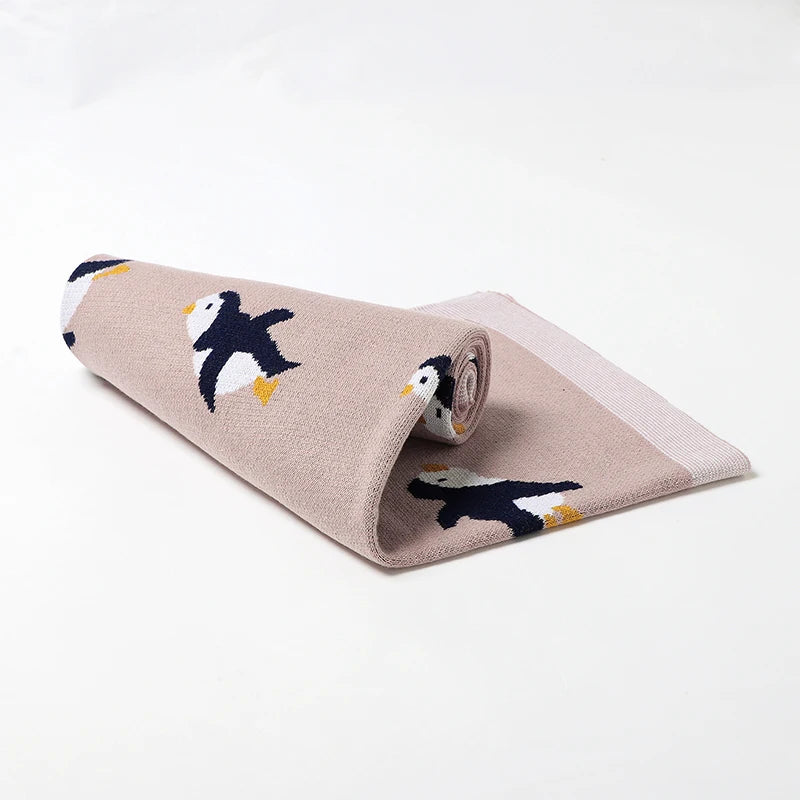 Baby Blankets Newborn Netural Stroller Nursery Swaddling Wrap Cradle Quilts Breathable Cotton Knitted Infant Boys Girls Cellular
