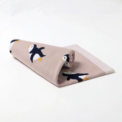 Baby Blankets Newborn Netural Stroller Nursery Swaddling Wrap Cradle Quilts Breathable Cotton Knitted Infant Boys Girls Cellular