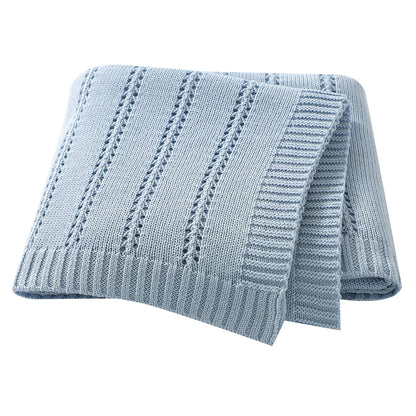 90*70Cm Cotton Baby Receiving Blankets for Newborn Girls & Boys Super Soft Dual-Use Crib Nap Stroller Bedding Cradle Quilt Solid