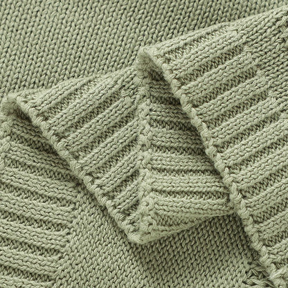 Baby Blankets Newborn Stroller Swaddling Warp Cradle Quilts 100*80Cm Super Soft Cotton Knit Infant Child Boy Girl Receiving Mats