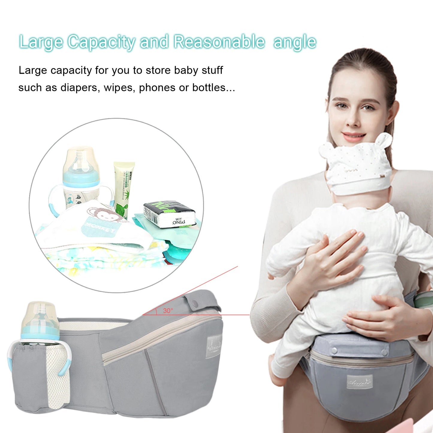 Ergonomic Waist Stool Baby Carrier