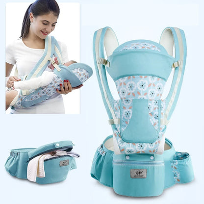 Ergonomic Newborn Baby Carrier Backpack with Hipseat