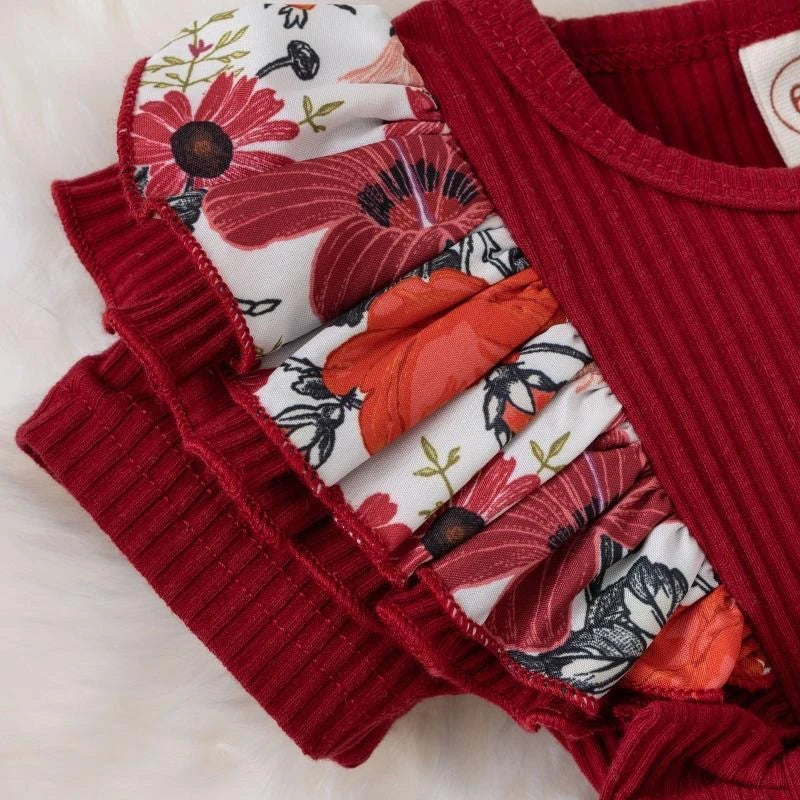 Summer Baby Girl Cotton Jumpsuit Dress