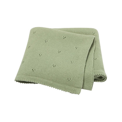 Soft Cotton Knit Baby Blanket