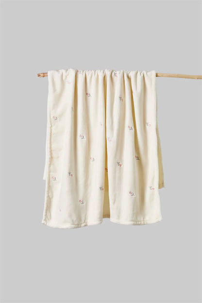 Baby Winter Fleece Blanket – Newborn Swaddle, Stroller & Bedding Cover