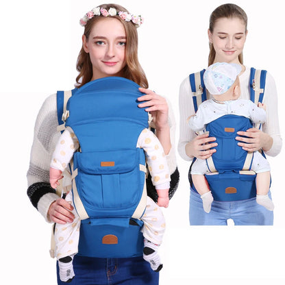 Ergonomic Newborn Baby Carrier Backpack with Hipseat