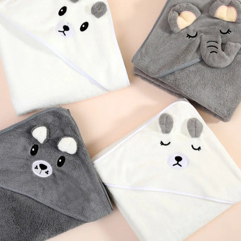 Newborn Soft Absorbent Baby Towel Blanket