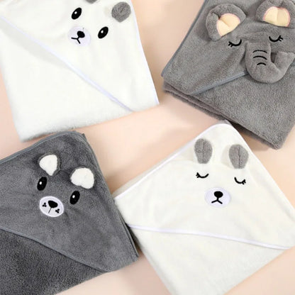 Newborn Soft Absorbent Baby Towel Blanket