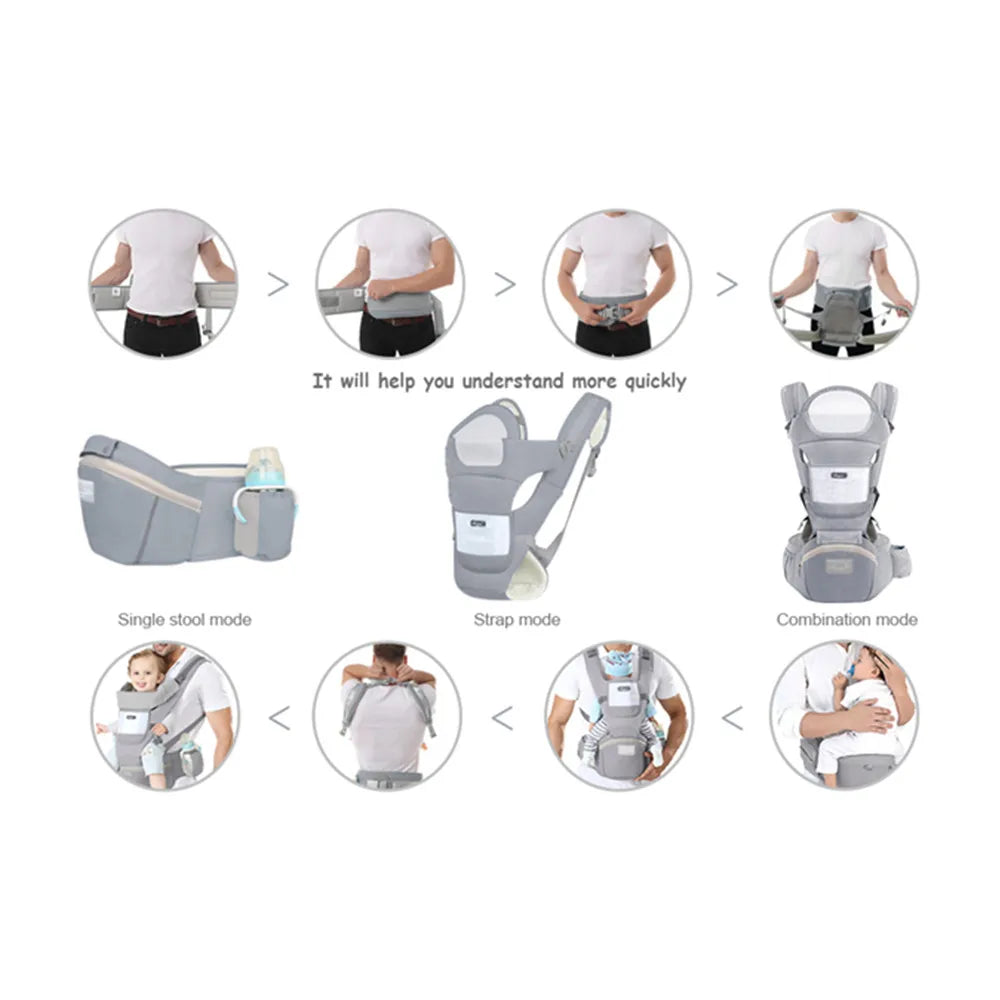 Ergonomic Waist Stool Baby Carrier