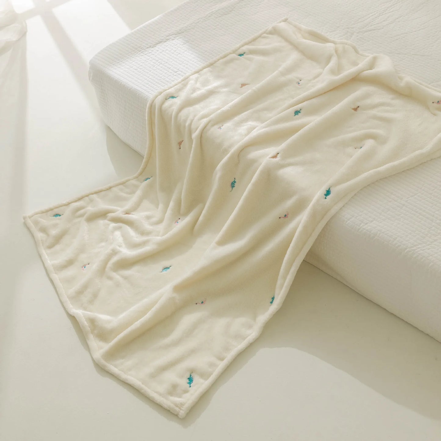 Baby Winter Fleece Blanket – Newborn Swaddle, Stroller & Bedding Cover
