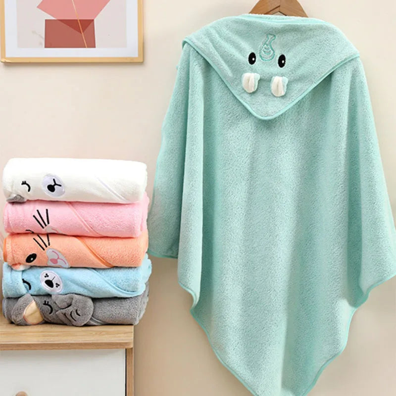 Newborn Soft Absorbent Baby Towel Blanket
