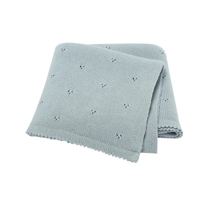 Soft Cotton Knit Baby Blanket