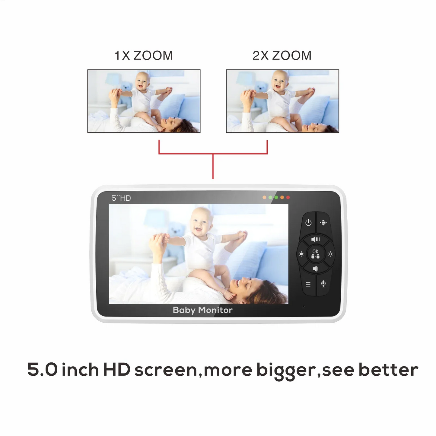 Video Baby Monitor with Camera and Audio
