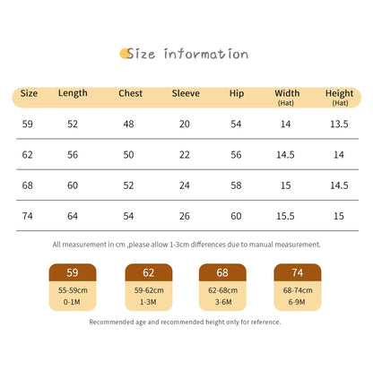 Baby Knitted Romper & Hat Set (0–18M) – Long Sleeve Outfit