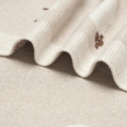Knitted Baby Cotton Blanket – Newborn Swaddle & Stroller Wrap 90x70cm