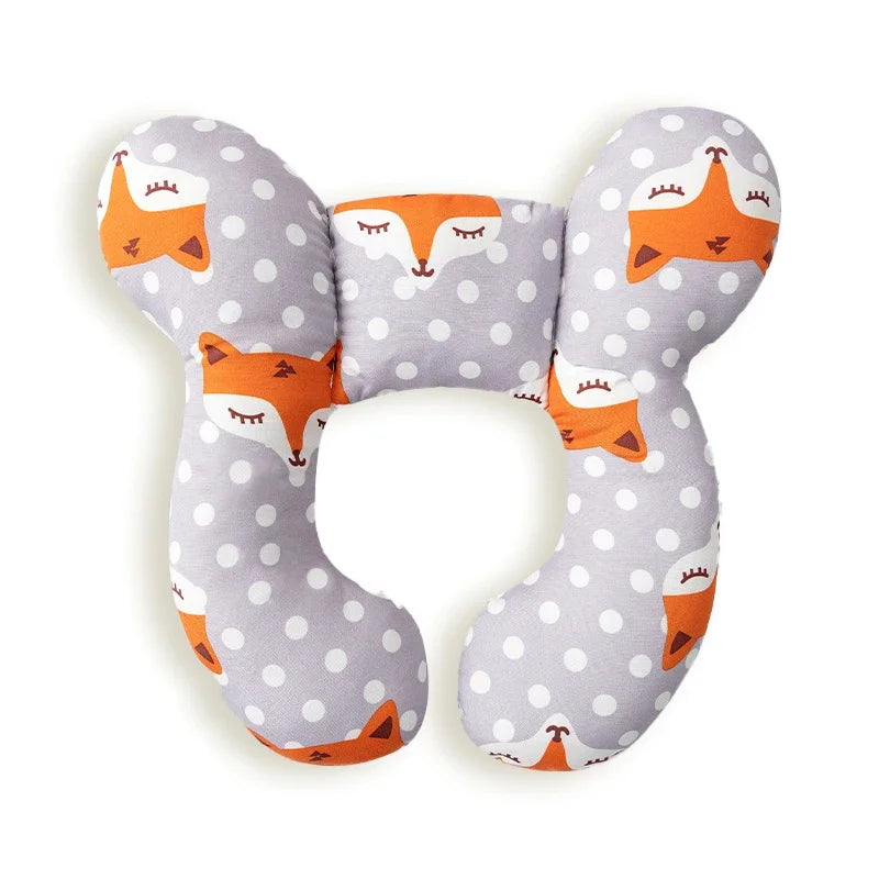 Soft Cotton Baby Neck Pillow for Travel & Stroller