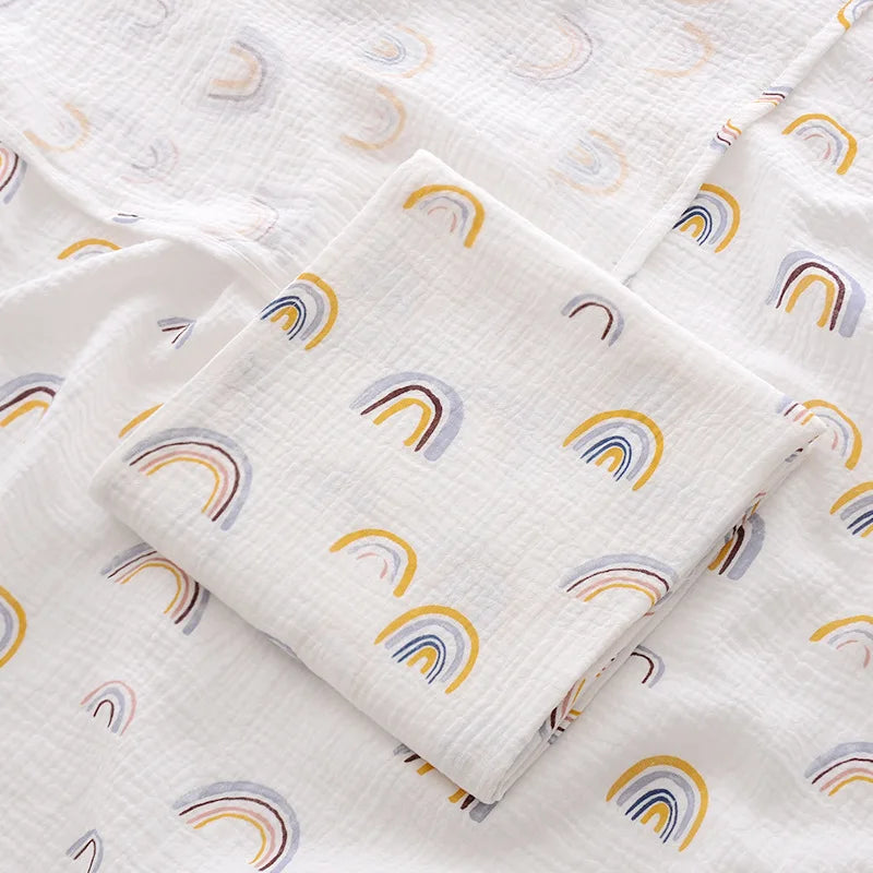 Cotton Muslin Baby Swaddle Blanket