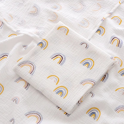 Cotton Muslin Baby Swaddle Blanket