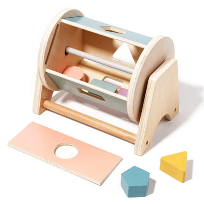 Soothing Wooden Baby Bell Toy,Ringing Instrument, Early Childhood Education