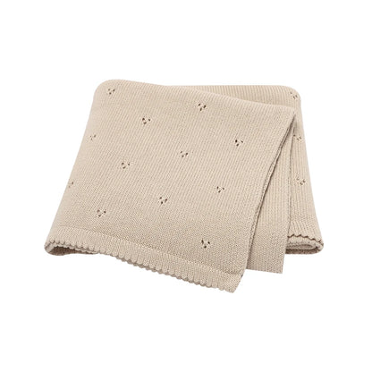 Soft Cotton Knit Baby Blanket