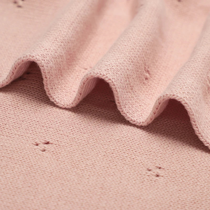 Soft Cotton Knit Baby Blanket