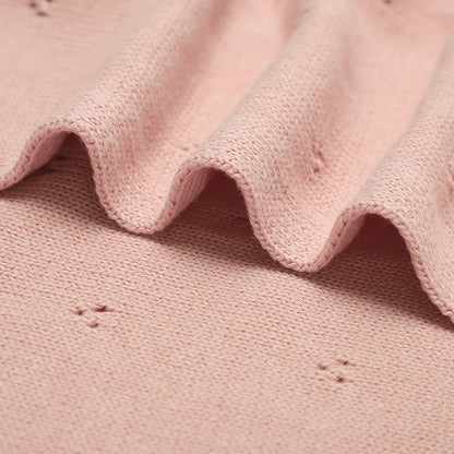 Soft Cotton Knit Baby Blanket