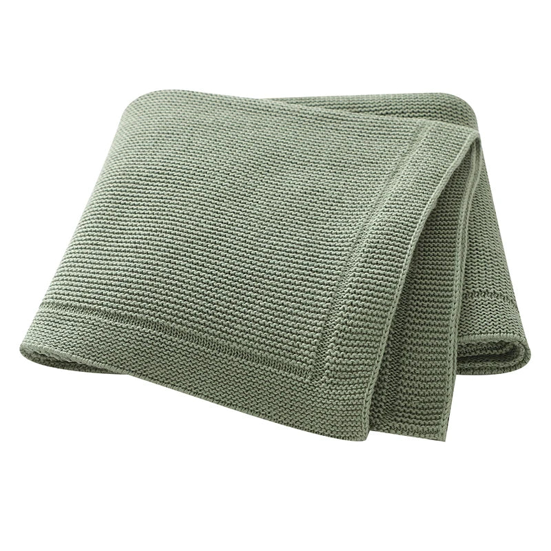 All Seasons Baby Blankets Multifunction Cotton Newborn Boy Girl Solid Stroller Nursery Swaddle Wrap Plaid 100*80Cm Throwing Mats