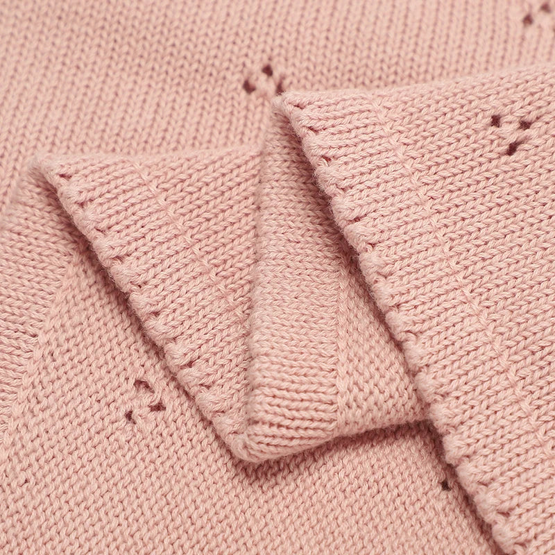 Soft Cotton Knit Baby Blanket