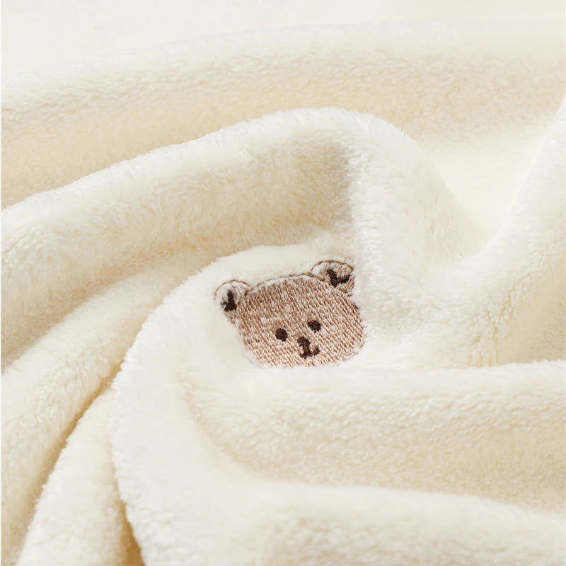 Baby Winter Fleece Blanket – Newborn Swaddle, Stroller & Bedding Cover
