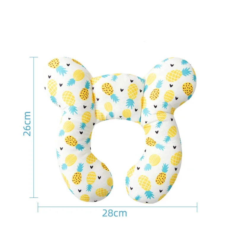 Soft Cotton Baby Neck Pillow for Travel & Stroller