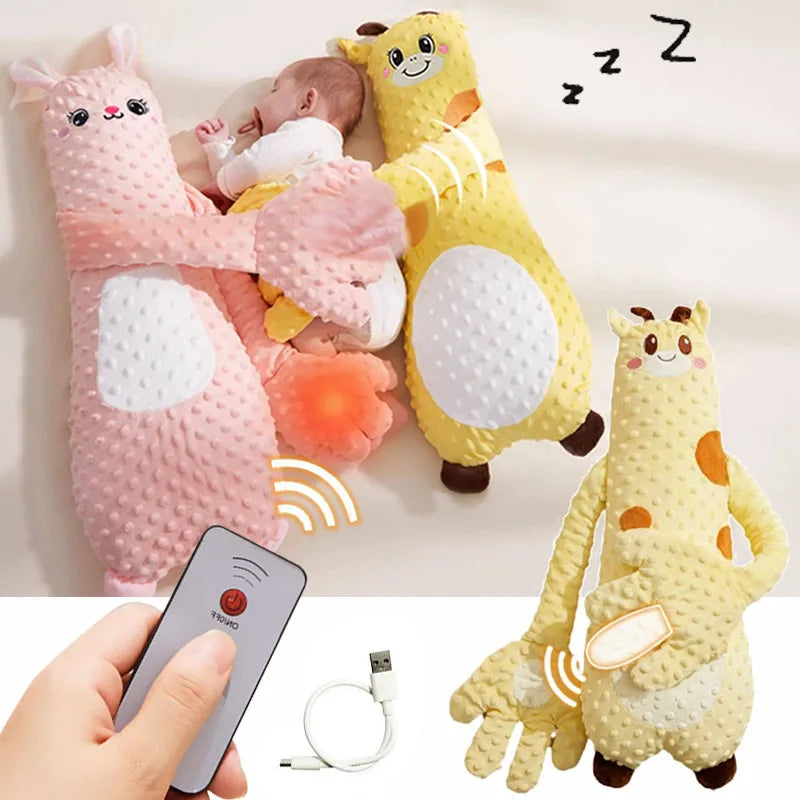 Remote-Controlled Soothing Palm Pillow for Babies