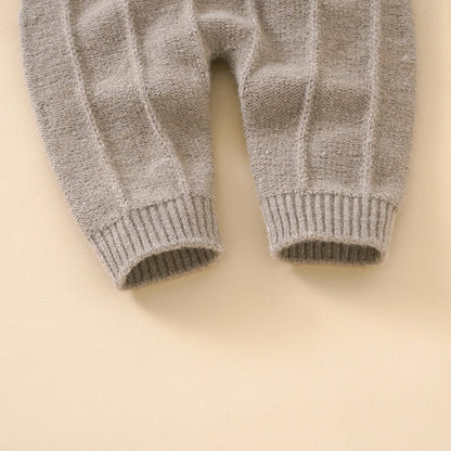 Baby Sleeveless Knitted Romper & Hat Set – Unisex Outfit - Lumuana