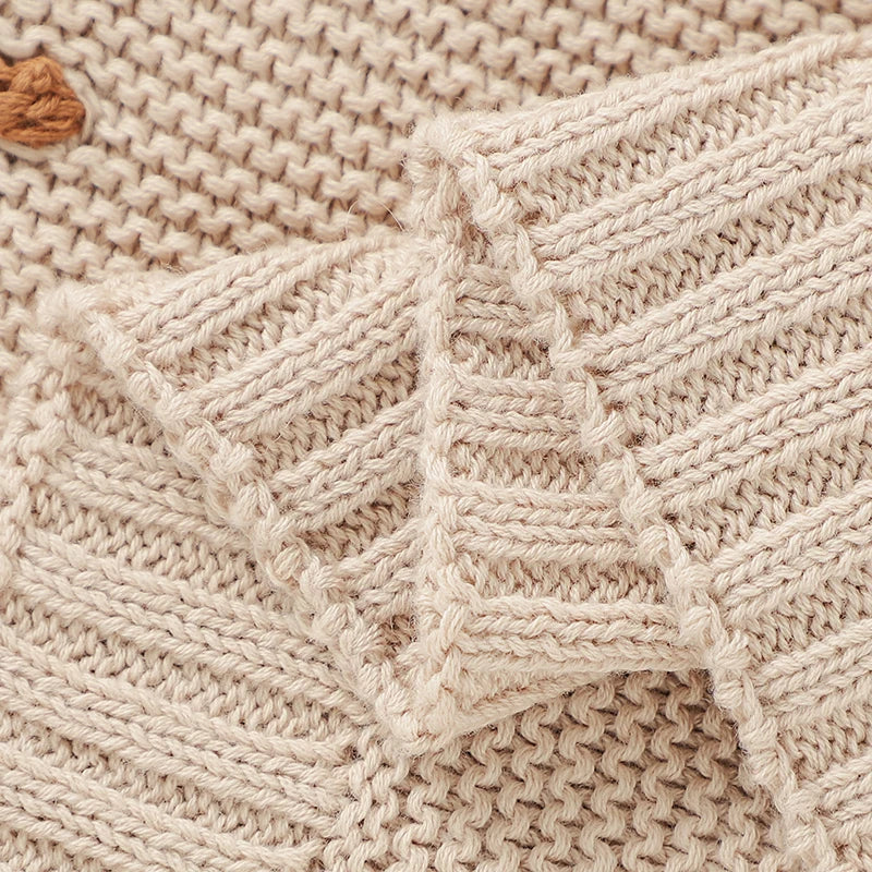 Knitted Muslin Newborn Swaddle Wrap – 90x70 cm