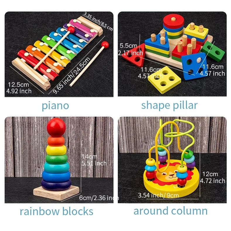Wooden Musical Instruments for Kids |CE Certified