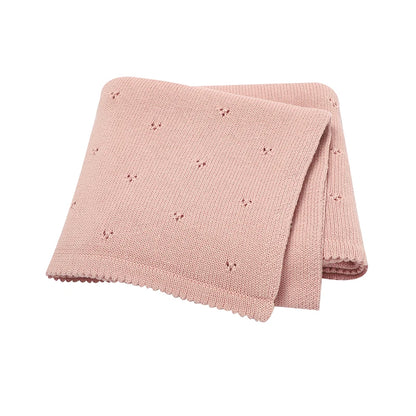 Soft Cotton Knit Baby Blanket