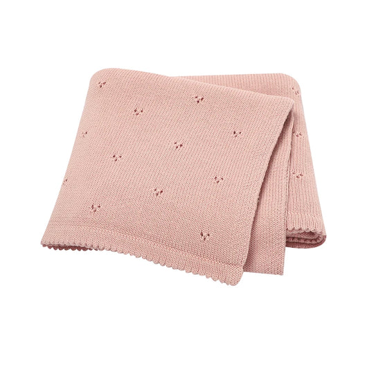 Soft Cotton Knit Baby Blanket