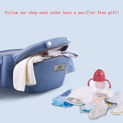 Ergonomic Newborn Baby Carrier Backpack with Hipseat