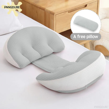 Pregnancy Body Pillow with Free Waist Support