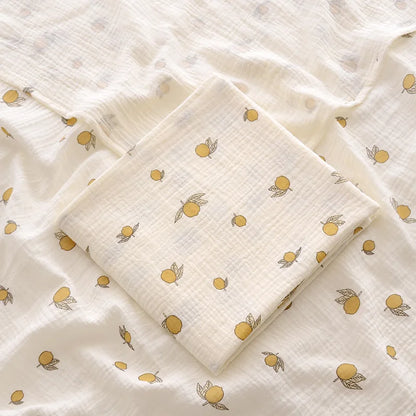 Cotton Muslin Baby Swaddle Blanket