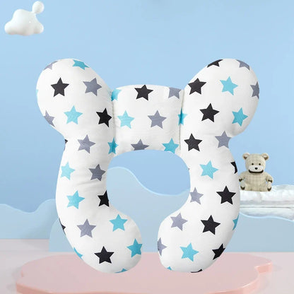 Soft Cotton Baby Neck Pillow for Travel & Stroller