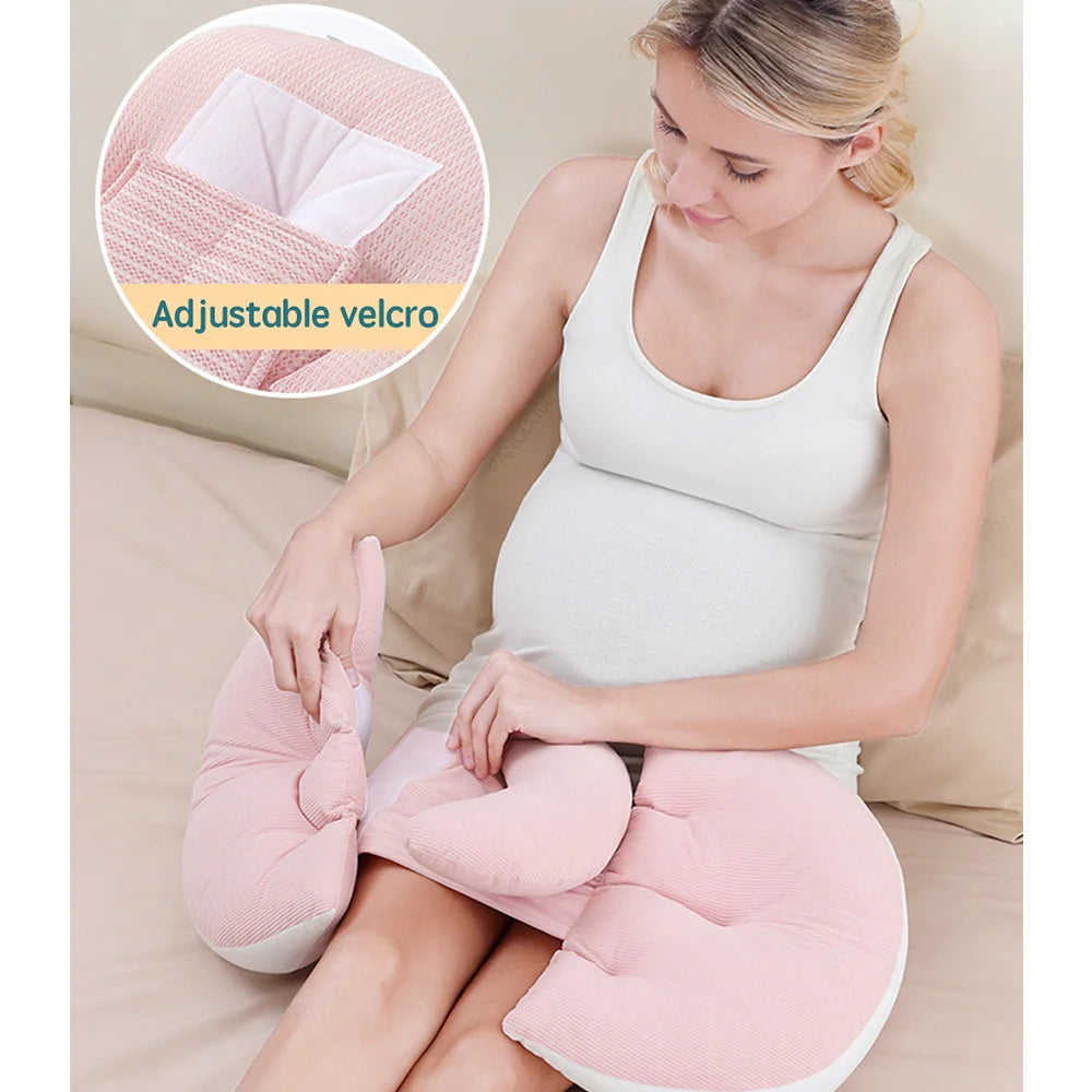 Pregnancy Body Pillow with Free Waist Support
